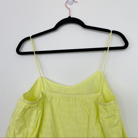 2/$10 J.Crew | neon yellow pintuck tank top - Picture 6 of 7